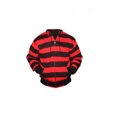 Black / Red Striped Zip Black / Red Striped Zip