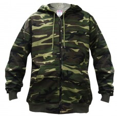 Green Camouflage Zip