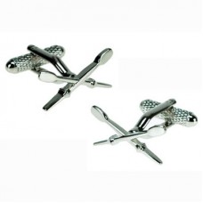 Crossed Oars Novelty Gift Cufflinks