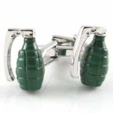 Hand Grenade Novelty Gift Cufflinks