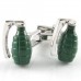 Hand Grenade Novelty Gift Cufflinks