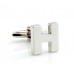 Letter H Novelty Gift Cufflinks