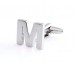 Letter M Novelty Gift Cufflinks