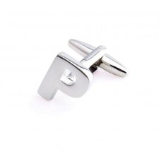Letter P Novelty Gift Cufflinks