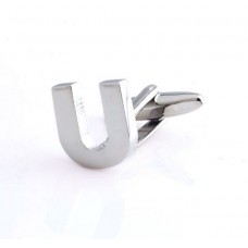 Letter U Novelty Gift Cufflinks