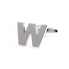 Letter W Novelty Gift Cufflinks