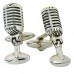 Microphone Cufflinks