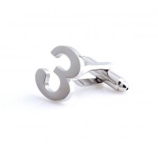 Number 3 Cufflink