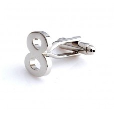 Number 8 Cufflink