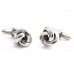 Silver Knot Cufflinks
