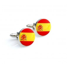 Spainish Flag Cufflinks