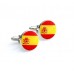 Spainish Flag Cufflinks