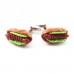 Hotdog Cufflinks