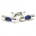 Blue Spirit Level Cufflinks