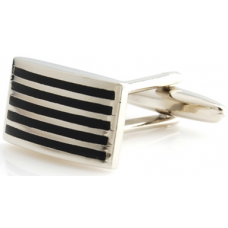 Black Lines Cufflinks