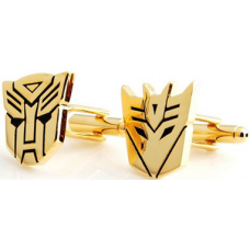 Gold Plated Transformers Cufflinks