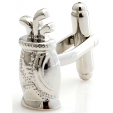Golf Bag And Clubs Cufflinks