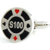 Poker Chip Cufflinks