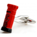 Red Post Box Cufflinks