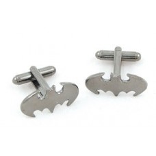 Silver Batman Shape Cufflinks