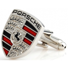 Silver Porsche Cufflinks Silver Porsche Cufflinks