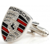 Silver Porsche Cufflinks Silver Porsche Cufflinks