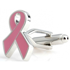 Pink Bow Cufflinks