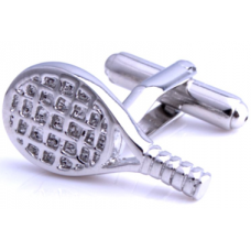 Single Tennis Racket Cufflinks