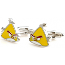 Yellow Angry Birds Cufflinks