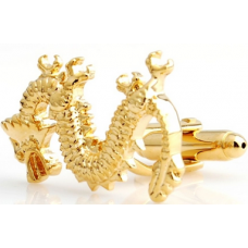 Dragon Gold Plated Cufflinks