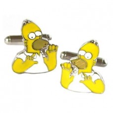 Homer Simpson Novelty Gift Cufflinks