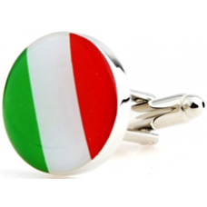 Italian Flag Cufflinks