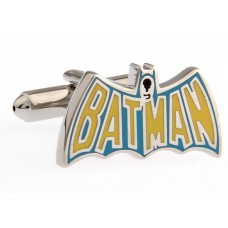 Retro Batman Cufflinks Silver Colour