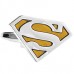 Yellow And Silver Superman Cufflinks