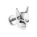 Batman Head Cufflinks In Silver