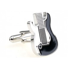 Half Electric Black And Silver Electric Guitar Half Electric Black And Silver Electric Guitar