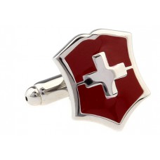 Swiss Flag Cufflinks