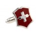 Swiss Flag Cufflinks