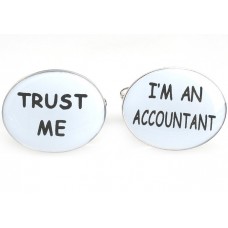 Trust Me I Am An Accountant Cufflinks