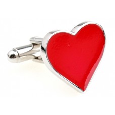 Red Heart Cufflinks