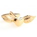 Flying Heart Gold Plated Cufflinks
