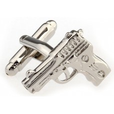 Silver Gun Cufflinks