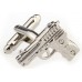 Silver Gun Cufflinks