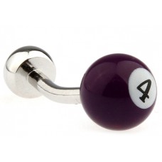 Number 4 Pool Cufflinks