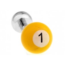 No 1 Pool Ball Cufflinks