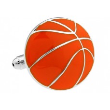 Orange Basketball Cufflinks