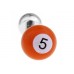 No 5 Pool Ball Cufflinks