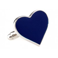 Blue Heart Cufflinks
