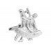Silver Ball Room Dancing Cufflinks