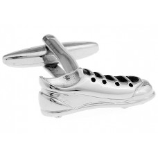 Silver Football Boot Cufflinks
